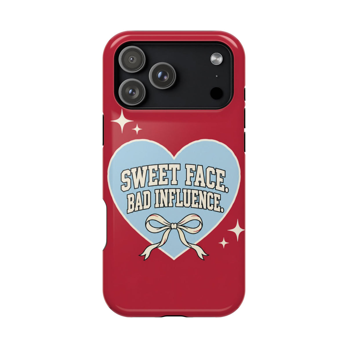 Sweet Face, Bad Influence | MagSafe Compatible iPhone Case