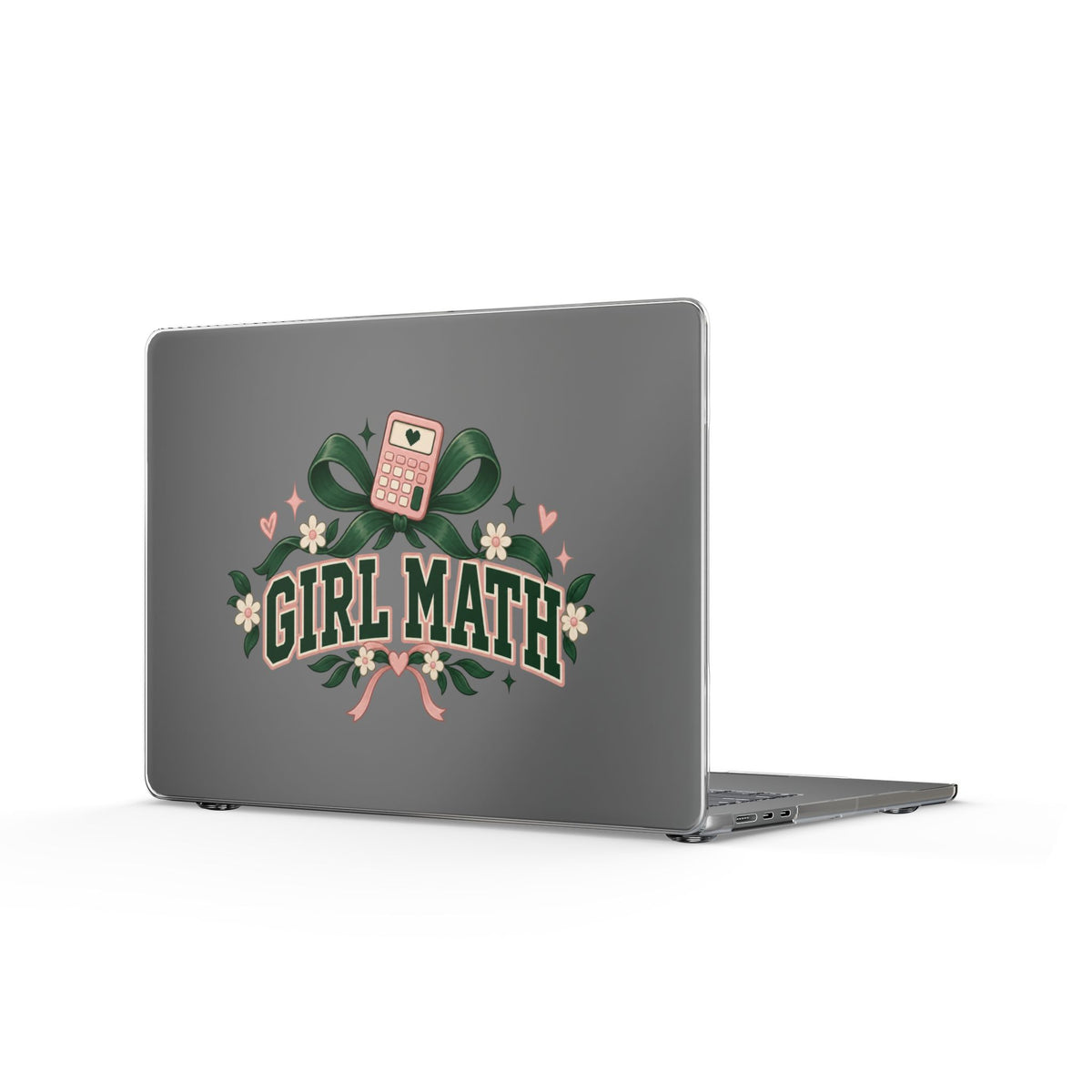 Girl Math | Clear MacBook Case