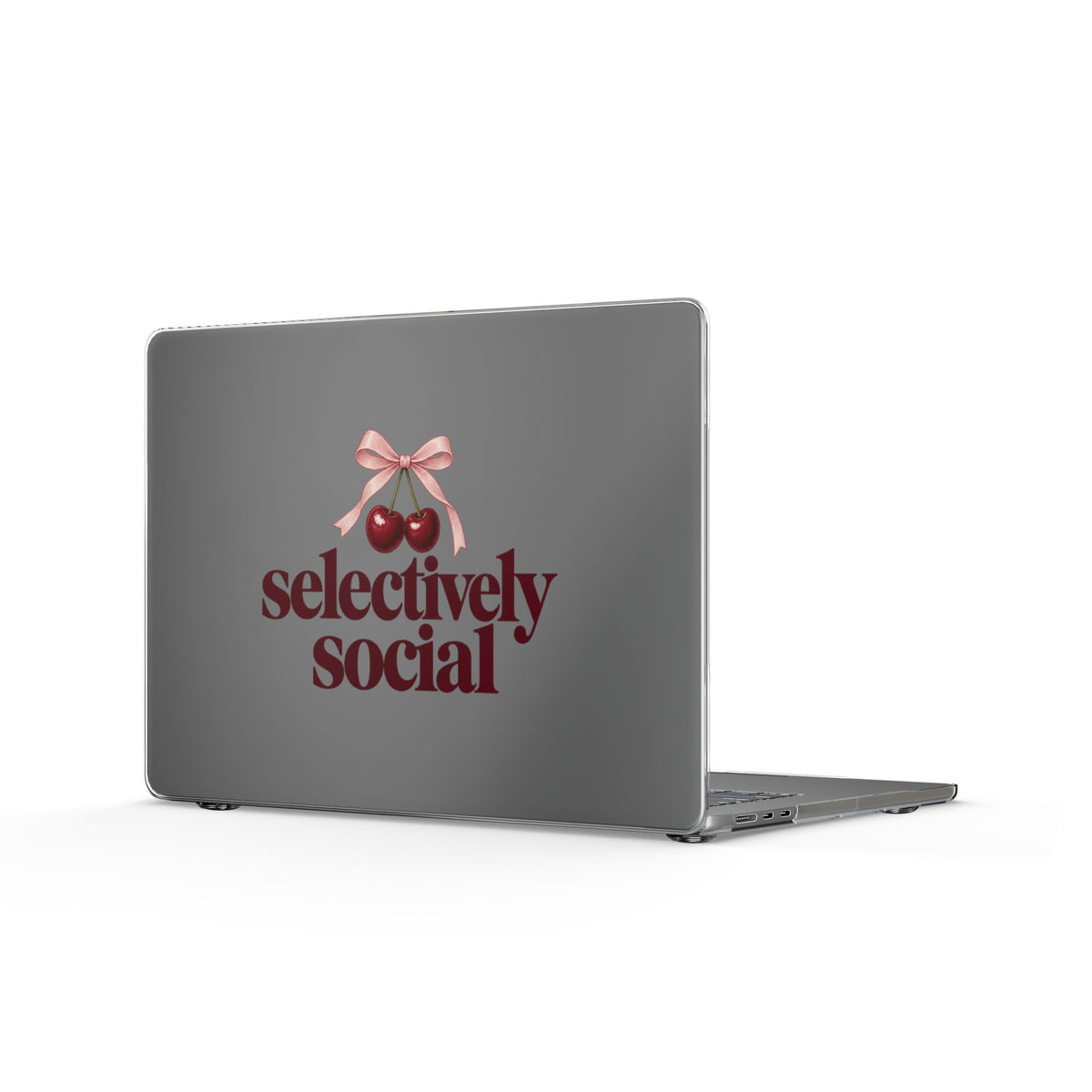 Selectively Social | Clear MacBook Case
