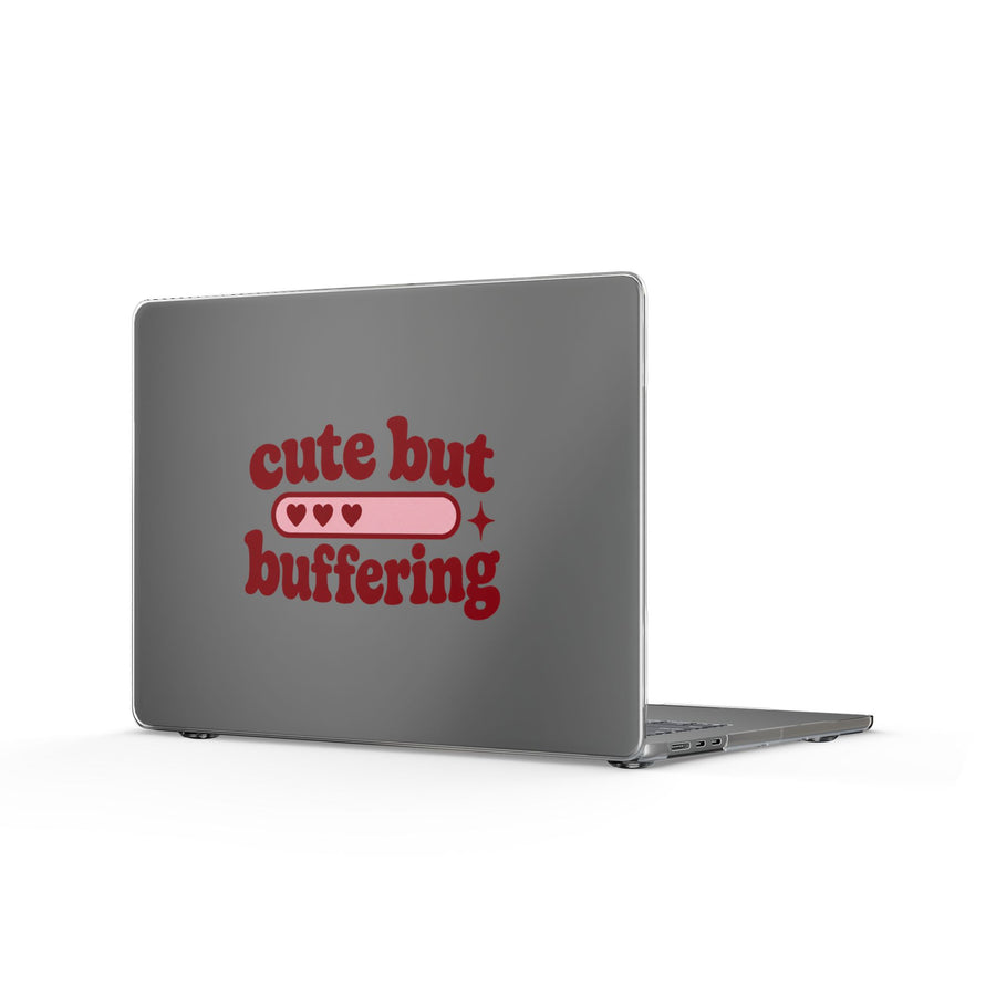 Cute but Buffering | Clear MacBook Case