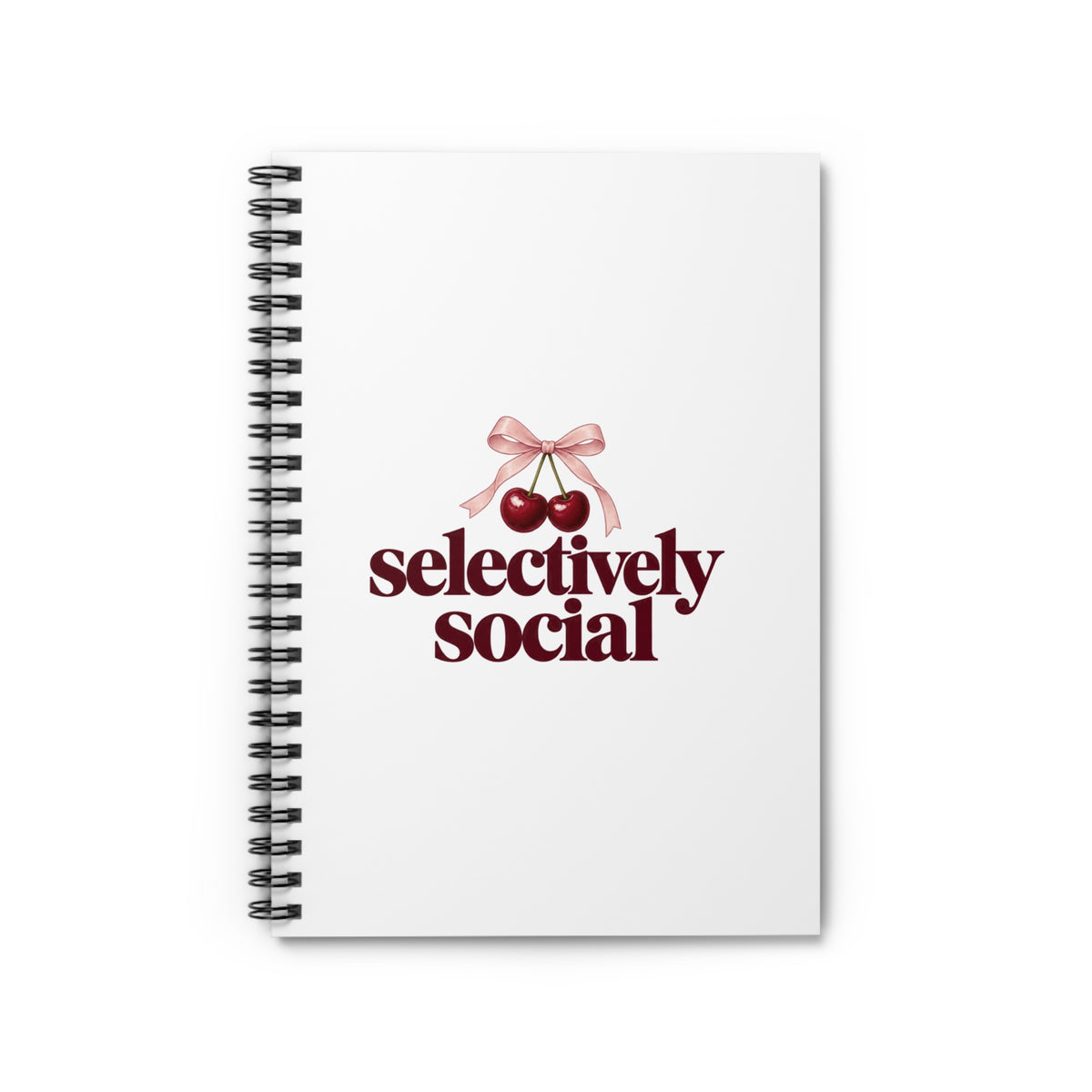 Selectively Social | Spiral Notebook