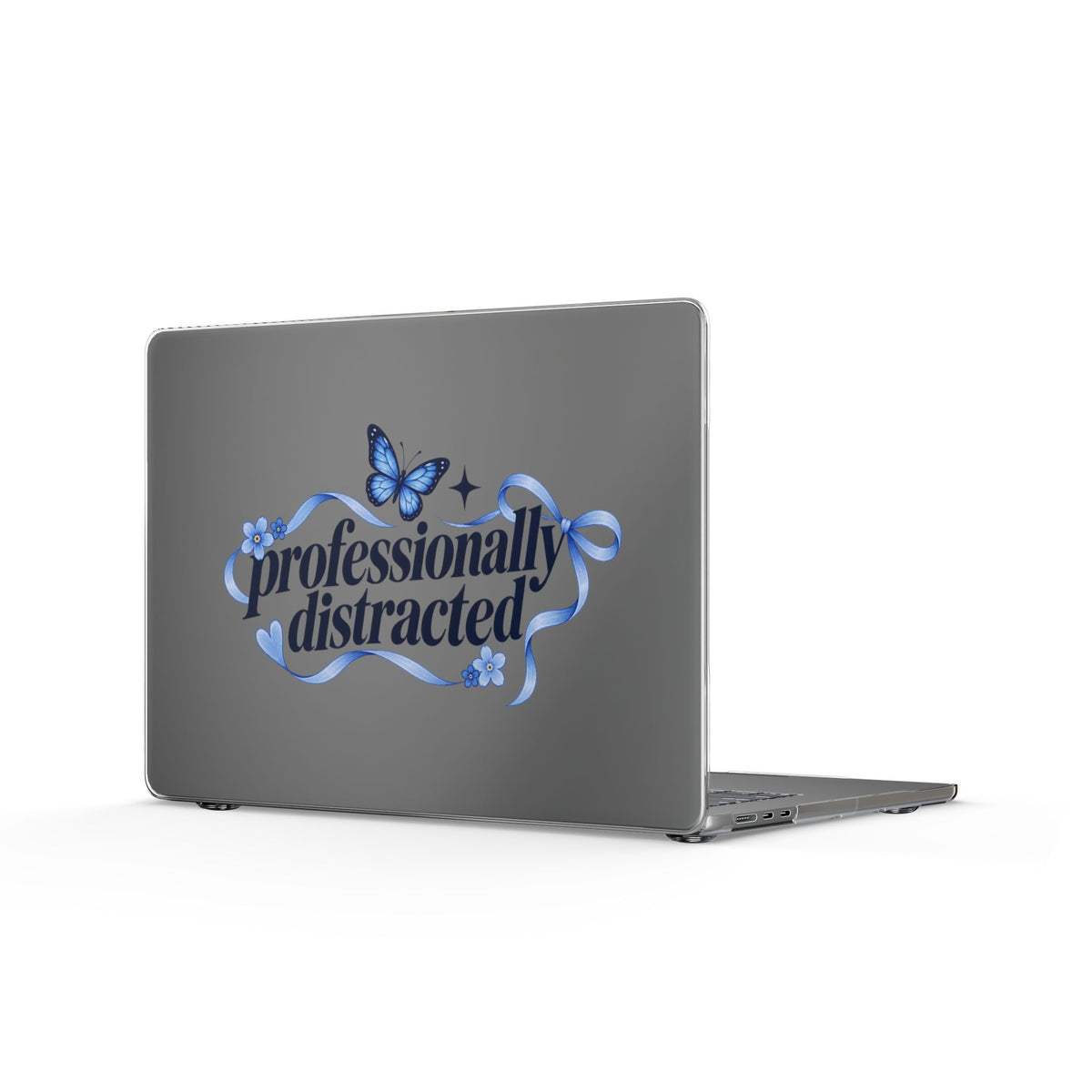 Professionally Distracted | Clear MacBook Case
