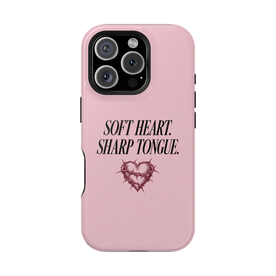 Soft Heart, Sharp Tongue | MagSafe Compatible iPhone Case