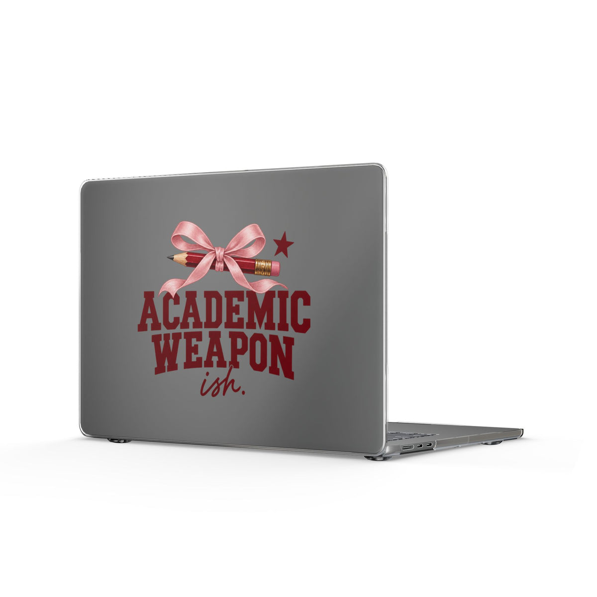 Academic Weapon-ish | Clear MacBook Case