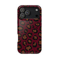 Bordeaux Leopard | MagSafe Compatible iPhone Case