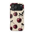 Cherry Bow | MagSafe Compatible iPhone Case